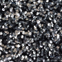 Tissu paillettes et velours, argent