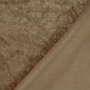Tissu panne de velours, beige