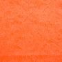 Tissu panne de velours, orange fluo