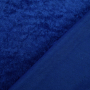 Tissu panne de velours, bleu