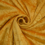 Tissu panne de velours, jaune soleil