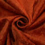 Tissu panne de velours, terracotta