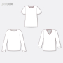 Papieren patroon pattydoo dames basic shirt Alina, Duits