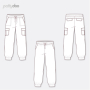 Papieren patroon pattydoo Sydney Cargohose Dames, Duits
