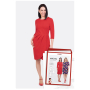 Patron robe femme Adriana pattydoo, version papier, en allemand