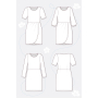 Patron robe femme Adriana pattydoo, version papier, en allemand