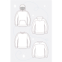 Papieren patroon pattydoo Oversize Hoodie Lauryn, Duits