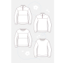 Papieren patroon pattydoo Sweatshirt Miley, Duits