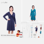patron en papier pattydoo Allie dress and blouse, en allemand