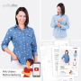 Papieren patroon pattydoo blouse Julie, Duits