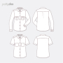 Papieren patroon pattydoo blouse Julie, Duits
