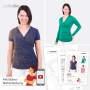 Papieren patroon pattydoo wikkelshirt Jessy, Duits