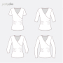 Papieren patroon pattydoo wikkelshirt Jessy, Duits