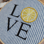 Fichier dessin flocage & modèle broderie Amour de citron Beemybear