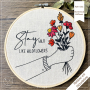 Plotter- und Stickdatei beemybear Plott'n'Stick Blumenstrauß Wildflower, german