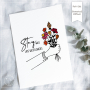 Plotter- und Stickdatei beemybear Plott'n'Stick Blumenstrauß Wildflower, german