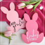 Fichier dessin flocage Lapin de Pâques Beemybear