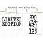 Fichier dessin flocage Limited Edition & chiffres CoelnerLiebe