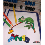 Fichier dessin flocage Lettres caméléon Daddy2Design