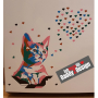 Fichier dessin flocage GEO chat Daddy2Design