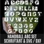 Fichier dessin flocage Handball ABC Daddy2Design