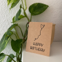 Plotterdatei DIY Hunger Happy Birthday Herzluftballon, german