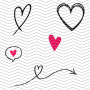Plotterdatei drei eM's Heart, german