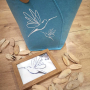 Fichier dessin flocage Colibri Eing'fadelt