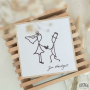 Fichier dessin flocage Mariage couple GroWiDesign