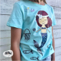 Plotterbestand GroWiDesign Meerjungfrau Little Blue, Duits