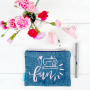 Plotterdatei I'm sew happy! Lettering Statements für Nähfans