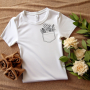 Fichier dessin flocage Sac avec fleurs des champs Knopf und Nadel