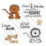Fichier dessin flocage Lion Licence privée Löwenjunges