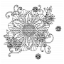 Plotterdatei Löwenjunges Mandalablume private Lizenz, duits
