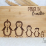 Fichier dessin flocage Famille de pingouins licence privée Löwenjunges