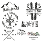 Fichier dessin flocage Kit amour du ski PiexSu