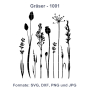 Plotterbestand Rock Queen Gräser, Duits