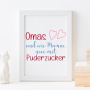 Fichier dessin flocage Maman Mamie Sucre en poudre Rock Queen