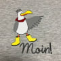Plotterdatei Selbernähen.net Möwe Fiete, duits
