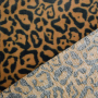 Tissu fausse fourrure Leopard Leo Style, marron