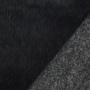 Tissu fausse fourrure noir