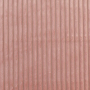 Tissu fausse fourrure côtelé Stripy, vieux rose