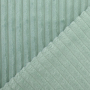 Plush fabric stripy, pale green
