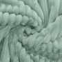 Plush fabric stripy, pale green