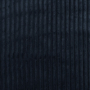 Tissu fausse fourrure côtelé Stripy, bleu foncé