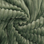 Tissu fausse fourrure côtelé Stripy, vert olive