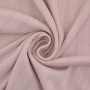 Tissu jersey maille tricot Ajour, vieux rose millennial