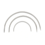 3 Aiguilles courbes pour bourrelier Prym N°2,4,5, couleur argent