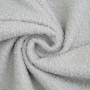 Tissu ameublement fauteuil canapé bouclette, gris clair