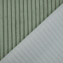 Tissu ameublement fauteuil canapé velours côtelé à grosses côtes Cozy, vert pâle